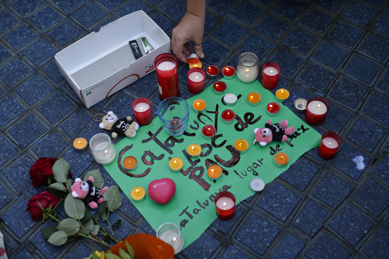 Terrorangrepet i Barcelona kostet minst 13 mennesker livet. Foto: AP / Manu Fernandez / NTB scanpix