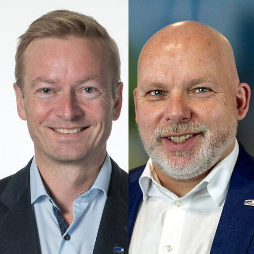 Helge Orten og Anders Riise